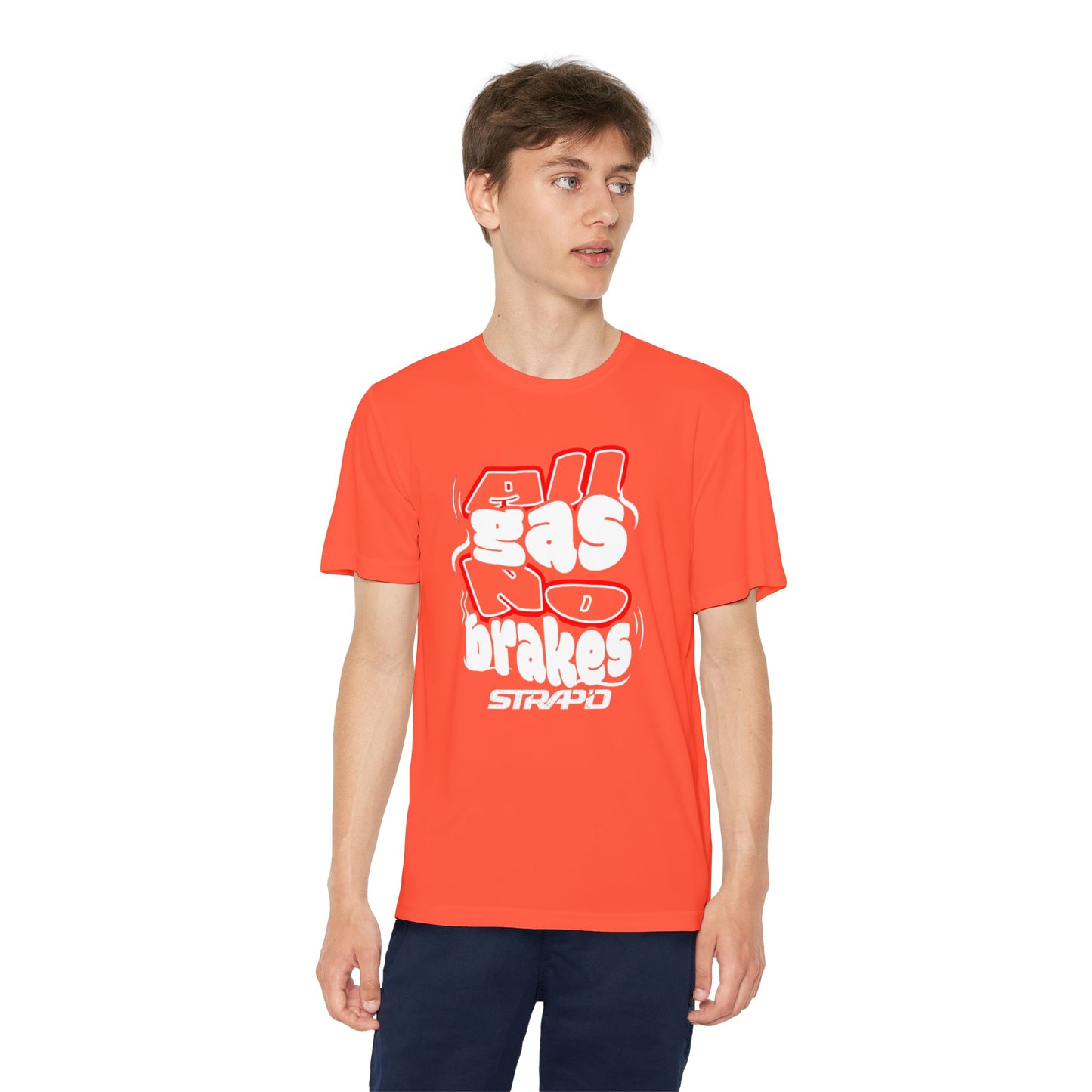 STRAP’D All Gas No Brakes Youth Tee