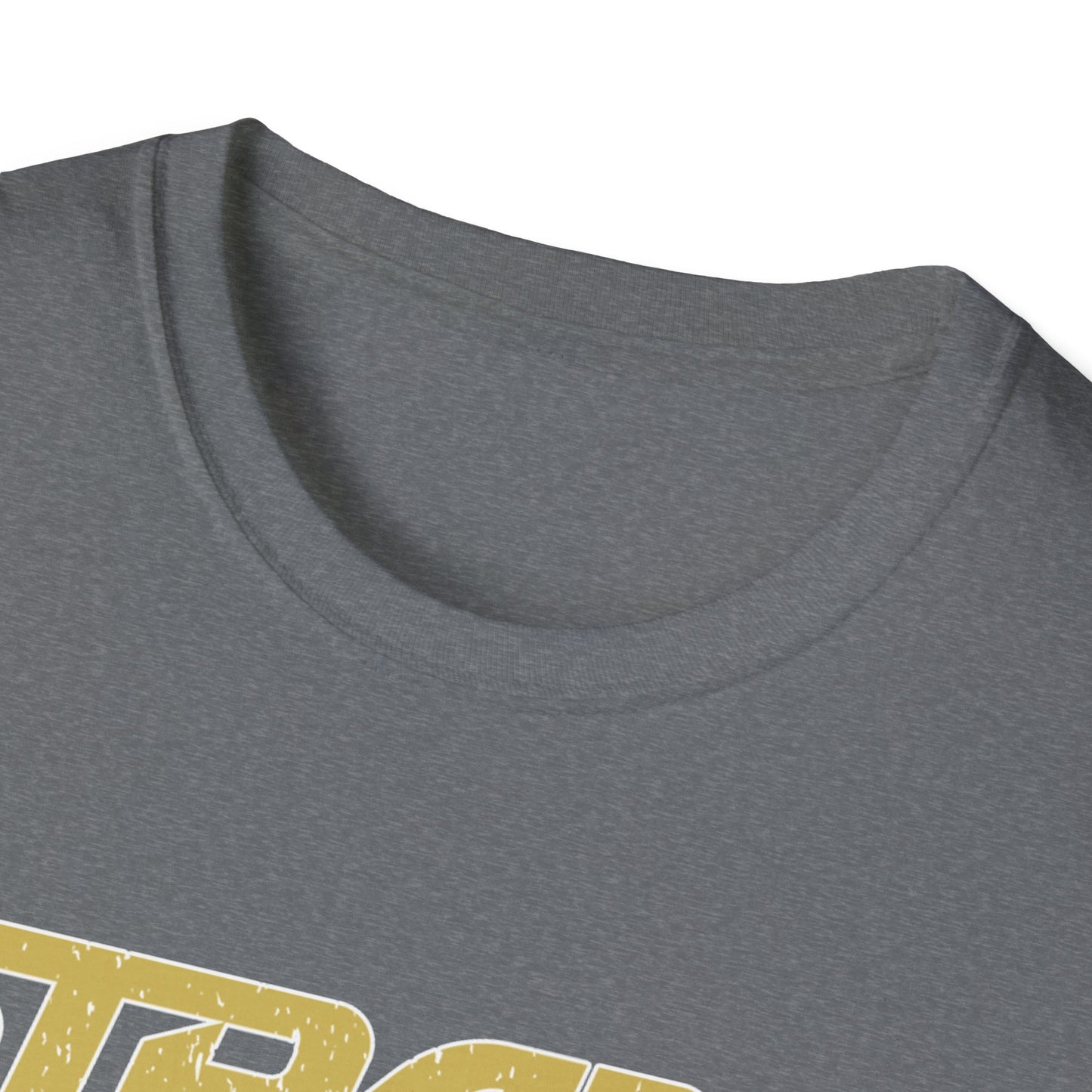 Stylish Unisex Softstyle T-Shirt with STRAP'D and XIOS Design | Casual Wear, Unique Gifts, Comfortable Apparel