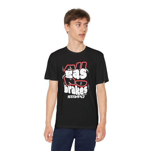 STRAP’D All Gas No Brakes Youth Tee