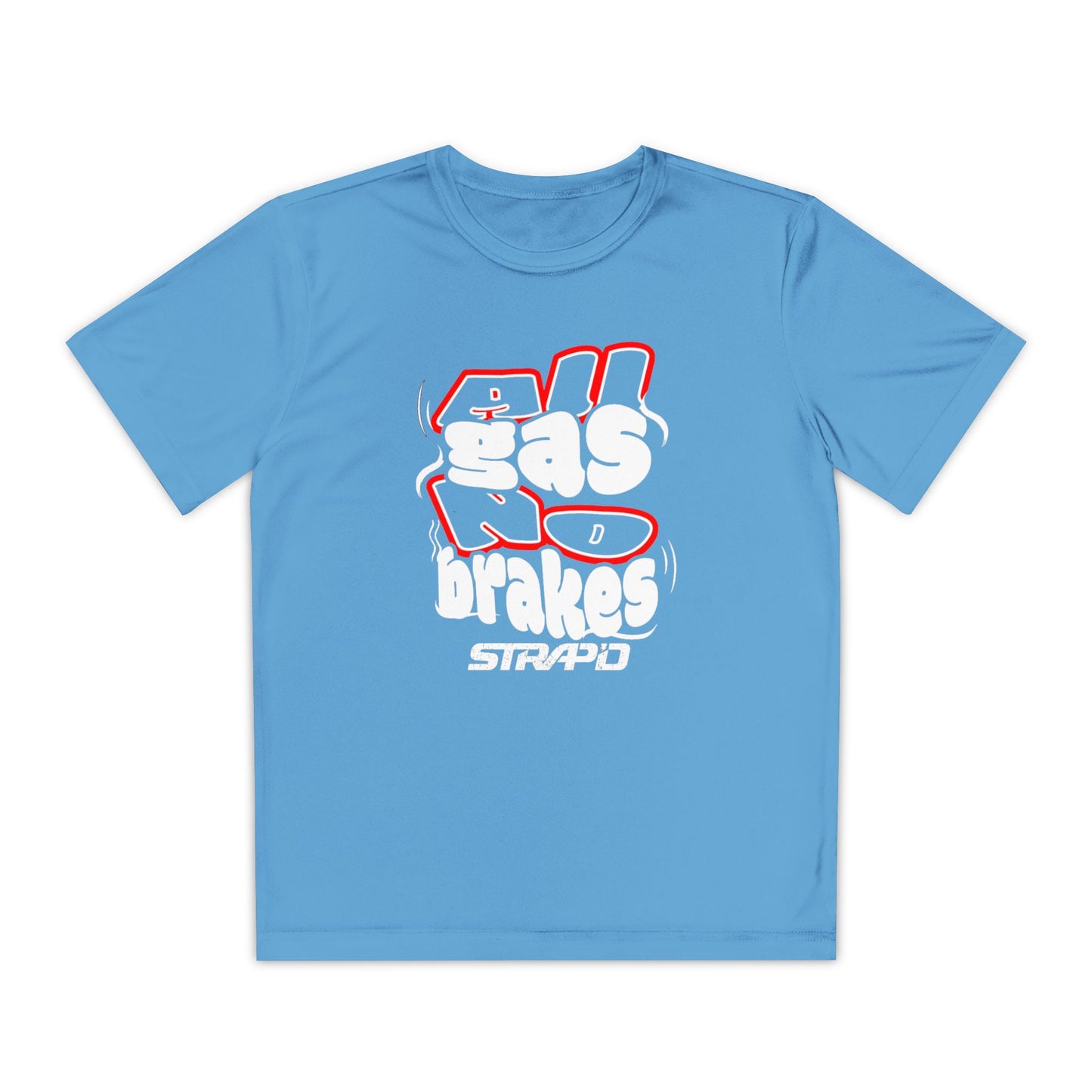 STRAP’D All Gas No Brakes Youth Tee