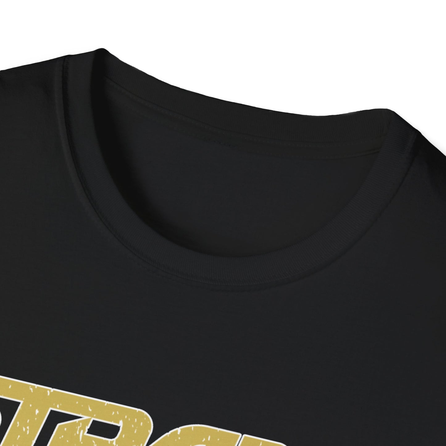 Stylish Unisex Softstyle T-Shirt with STRAP'D and XIOS Design | Casual Wear, Unique Gifts, Comfortable Apparel