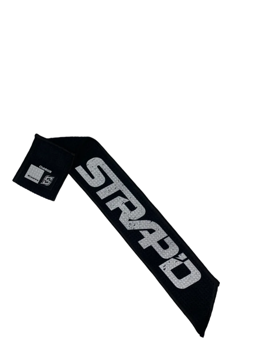 STRAP'D DB Towel (Black/White)