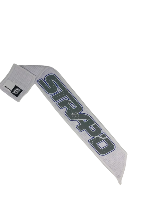 STRAPD DB Towel (White/Grey/Blue)